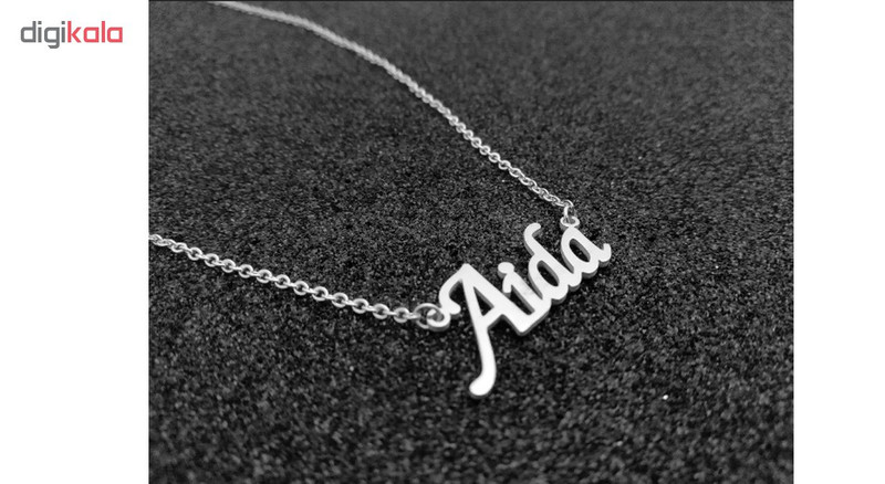 گردنبند نقره طرح آیدا کد 001 گردنبند نقره طرح آیدا کد 001