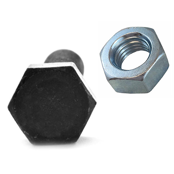 پیچ و مهره مدل فولادی کد BPM-6-60 مجموعه 30 عددی