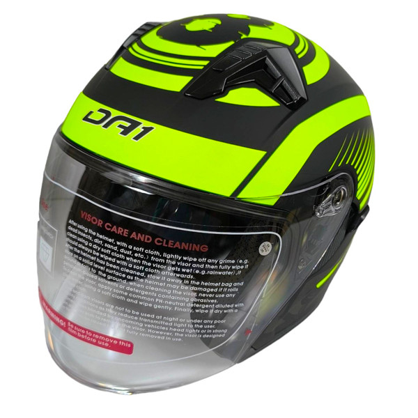 کلاه کاسکت دی ای وان مدل عینکدار کد CH_GR