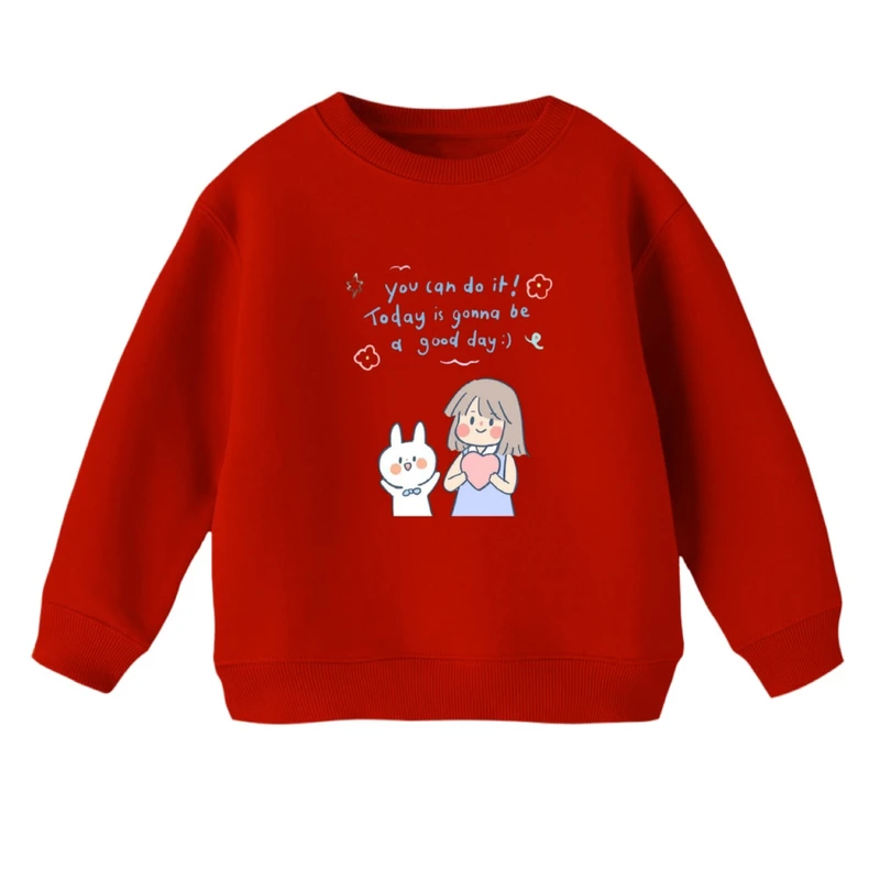 سویشرت بچگانه مدل دختر و خرگوش کد 2 