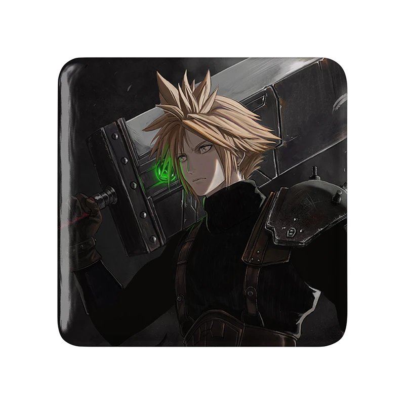 مگنت خندالو طرح بازی فاینال فانتزی (Final Fantasy) مدل مربعی کد 31300