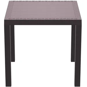 میز ناهارخوری نظری مدل Rattan Orlando-80x80
