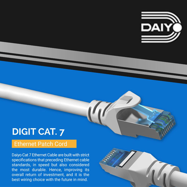 کابل شبکه Cat7 دایو مدل CP2552