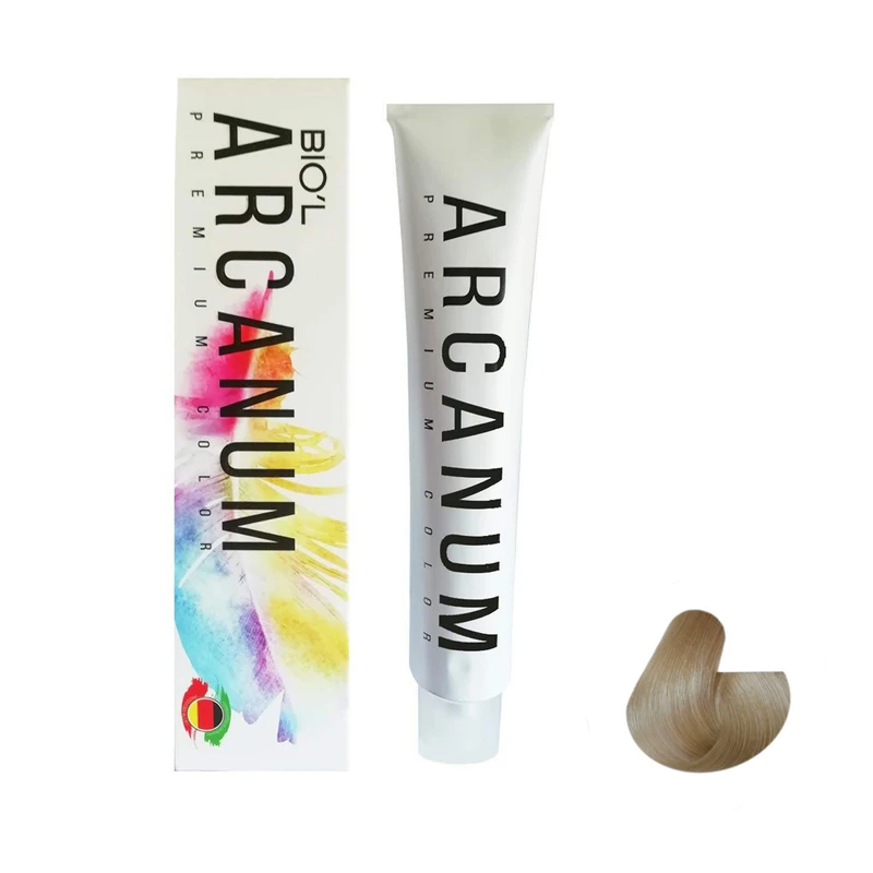 رنگ مو بیول مدل Arcanum شماره 10.7 حجم 120 میلی لیتر رنگ بلوند زیتونی