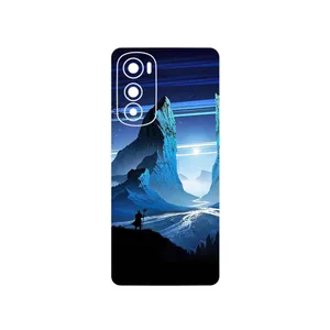 MAHOOT Blue Mountains Digital Art Cover Sticker for Motorola Edge 30