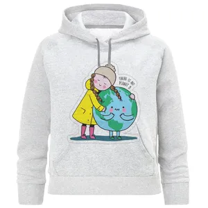 هودی دخترانه مدل دختر و زمین F948