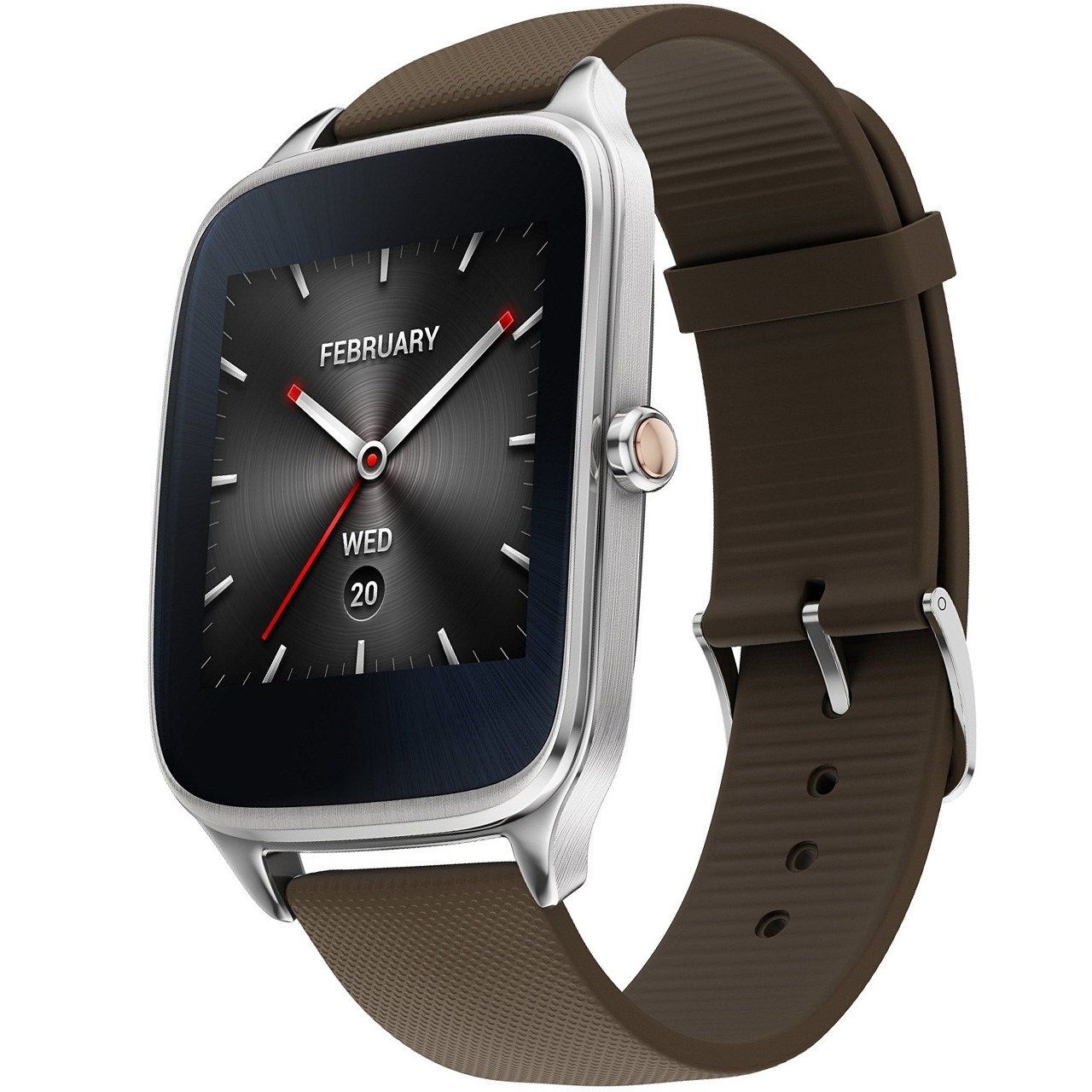 ساعت هوشمند ایسوس مدل Zenwatch 2 WI501Q New با بند لاستیکی و قابلیت شارژ سریع -  - 1