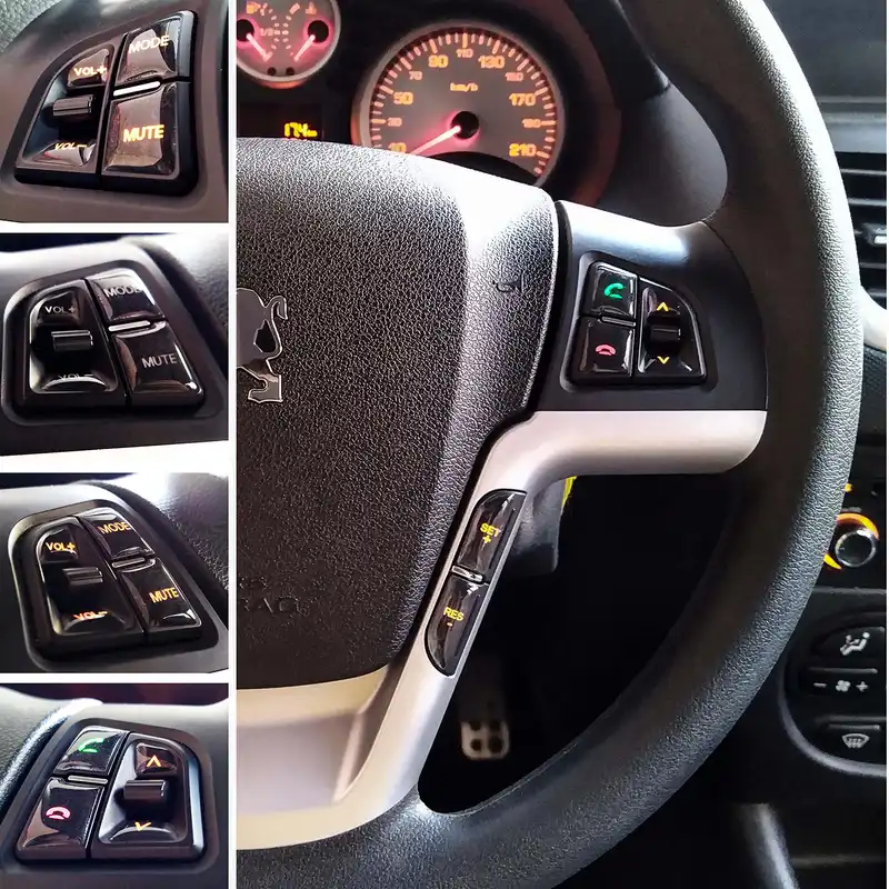 محافظ کلیدهای فرمان آرسی زد اسپرت مدل Convexer1400 مناسب برای پژو 207 بسته 12 عددی