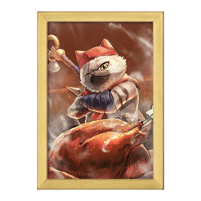 تابلو خندالو طرح بازی شکارچی هیولا (Monster Hunter) کد 33249