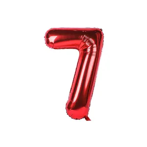 بادکنک فویلی طرح عدد 7 