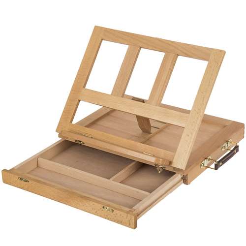 جعبه رنگ و سه پایه رومیزی