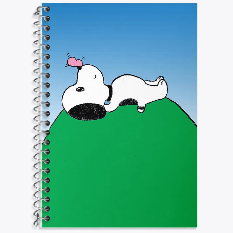 دفتر زبان 50 برگ خندالو مدل سه خط طرح اسنوپی کد F2202