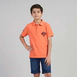 پولوشرت پسرانه وان بای وان آستین کوتاه پنبه‌ای  مدل 110