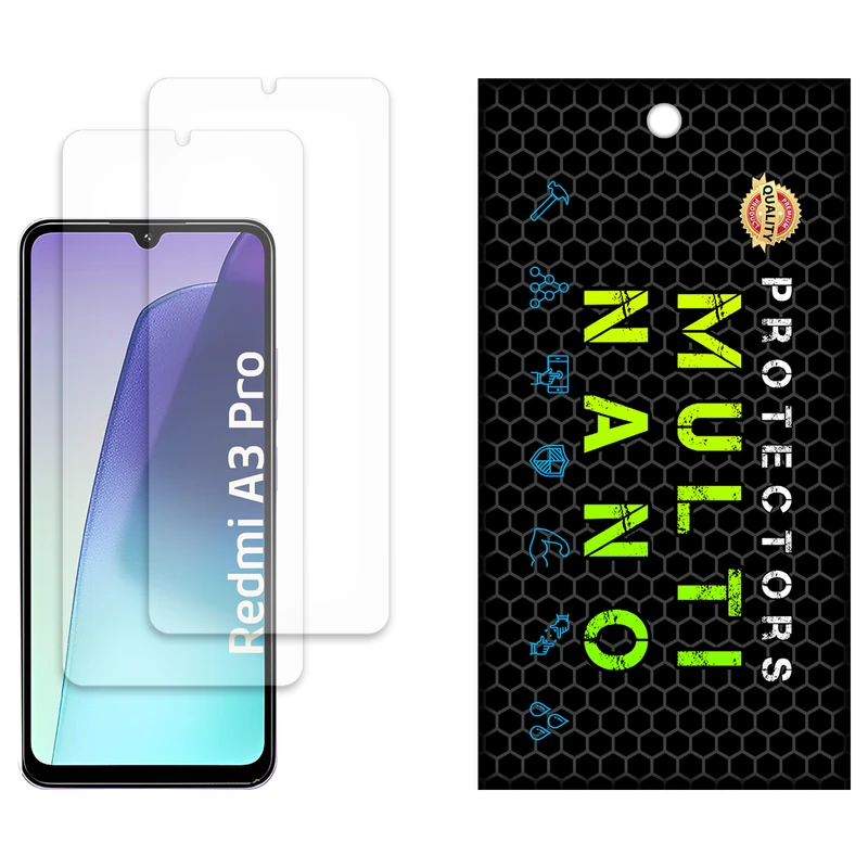 محافظ صفحه نمایش مات مولتی نانو مدل X-S2M مناسب برای گوشی موبایل شیائومی Redmi A3 Pro بسته دو عددی