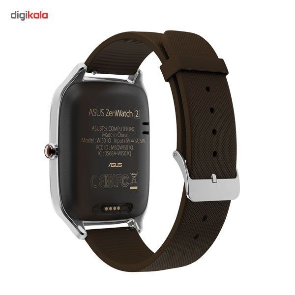 ساعت هوشمند ایسوس مدل Zenwatch 2 WI501Q New با بند لاستیکی و قابلیت شارژ سریع -  - 4
