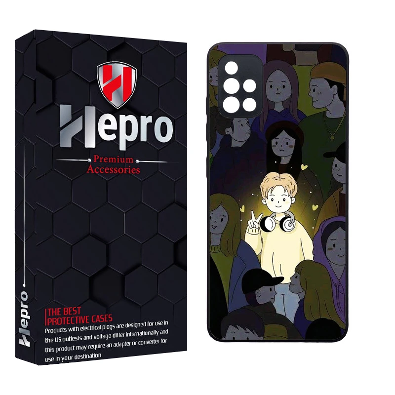 کاور هپرو طرح فانتزی مدل TPU مناسب برای گوشی موبایل سامسونگ Galaxy A51