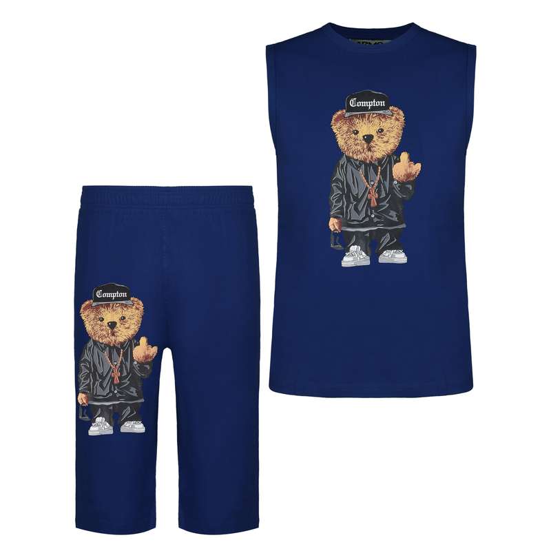 ست تاپ و شلوارک مردانه مدل A 10