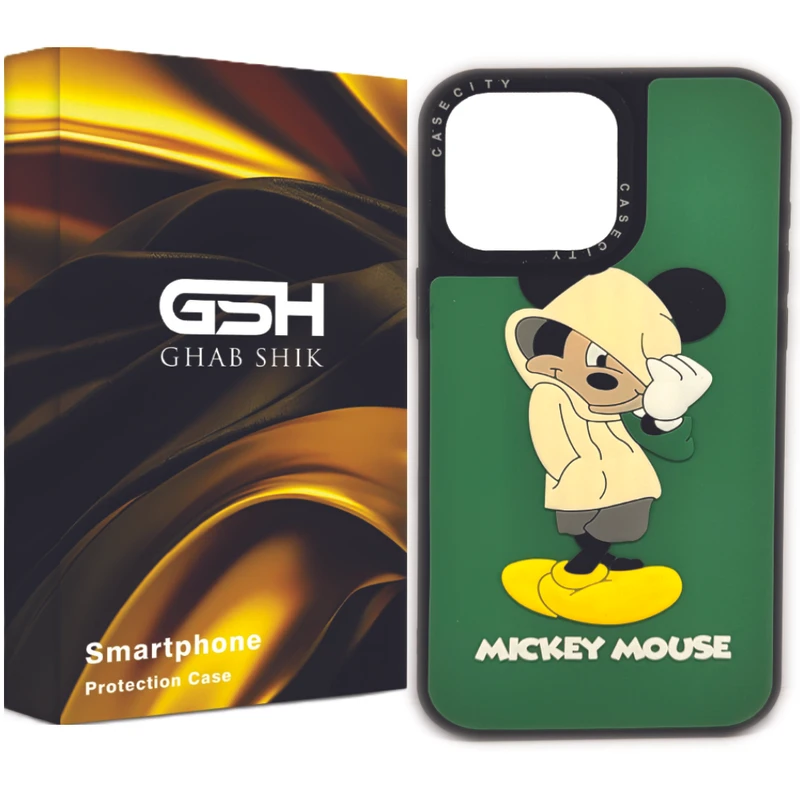 کاور قاب شیک  مدل میکی موس مناسب برای گوشی موبایل اپل iPhone 12 / 12 Pro