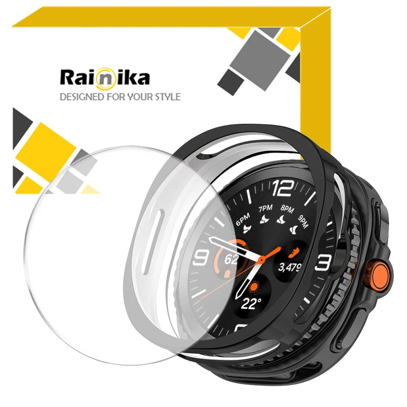 کاور رینیکا مدل 9H - CAGL46 مناسب برای ساعت هوشمند سامسونگ Galaxy Watch 8 Classic 46mm به همراه محافظ صفحه نمایش