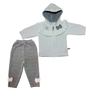 ست سویشرت و شلوار نوزادی بی بی سان نیاری کد 923-W