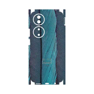 MAHOOT Turquoise feathers-FullSkin Cover Sticker for Honor X7b
