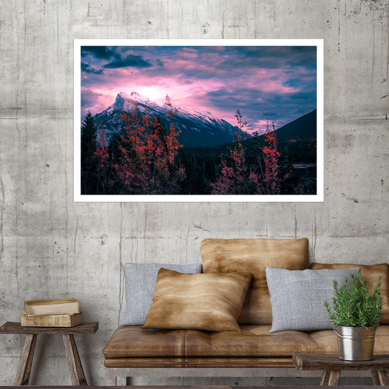 تابلو نوری بکلیت طرح کوه راندل مدل W-MO1490