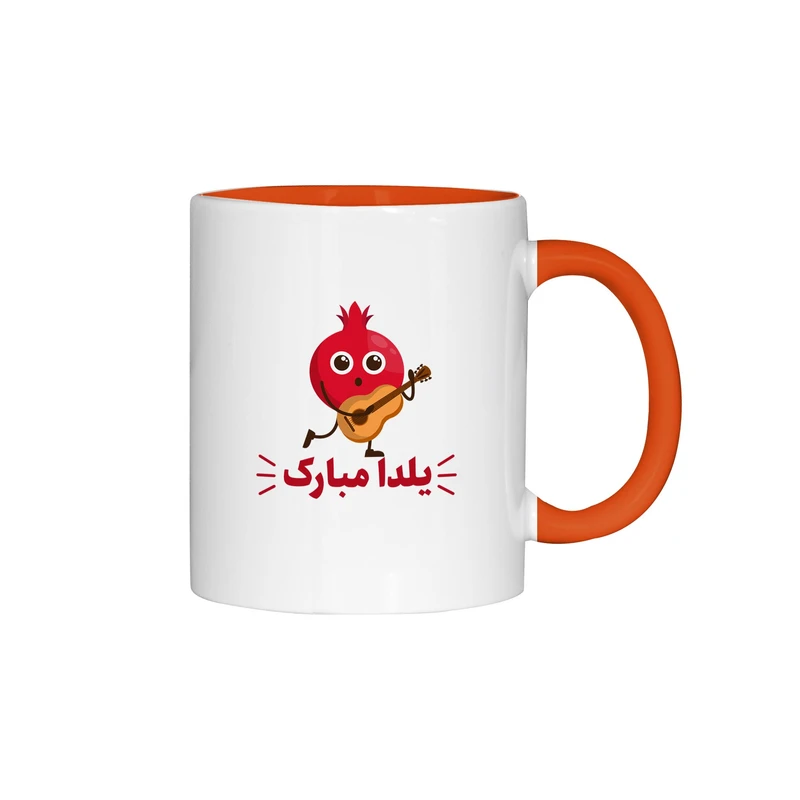 ماگ ژالینو طرح شب یلدا مبارک کد 001