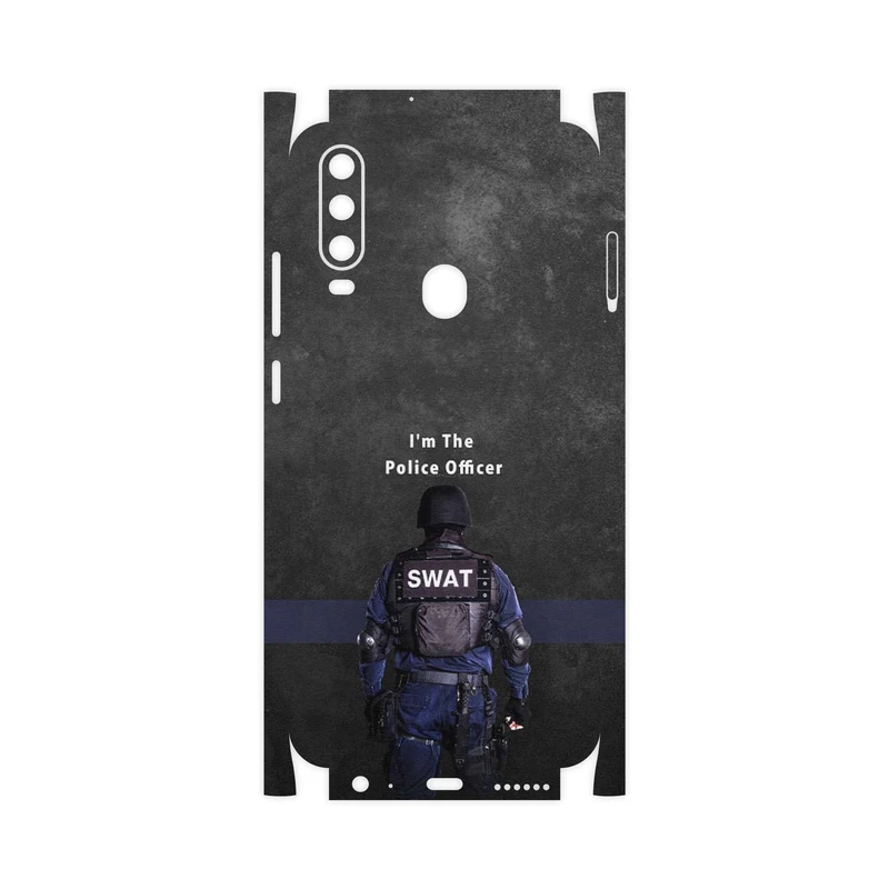 برچسب پوششی ماهوت مدل Police Officer-FullSkin مناسب برای گوشی موبایل جی ال ایکس Shahin 2