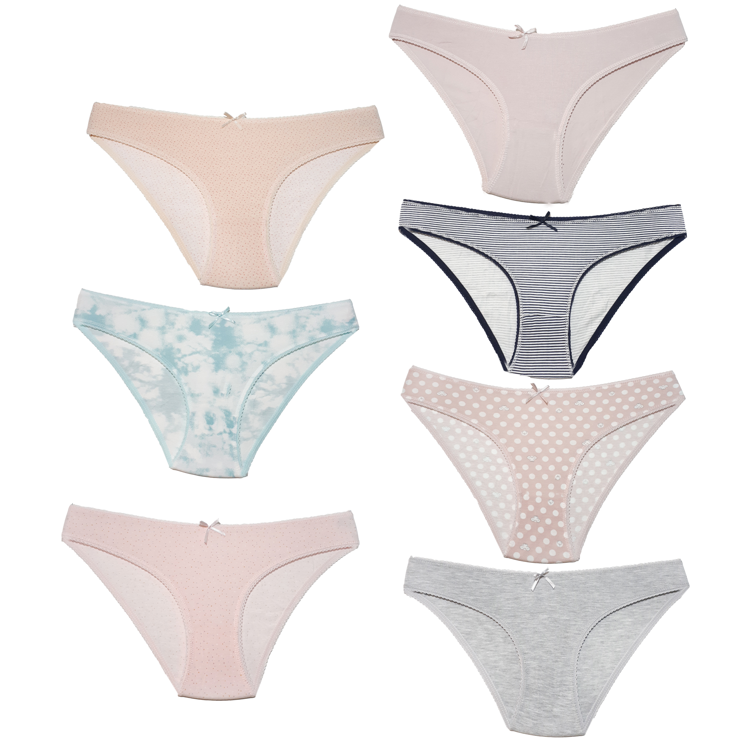 شورت دخترانه کوزا کد B7 مجموعه 7 عددی