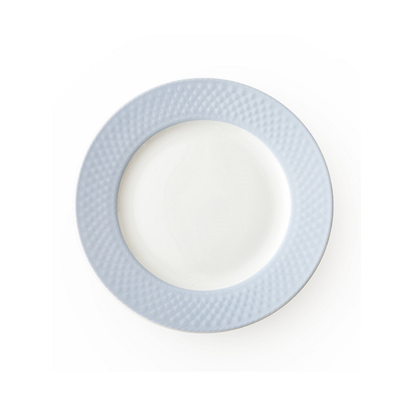 بشقاب غذاخوری چینی زرین ایران مدل رادیانس 25 آداجیو درجه یک بسته 6 عددی