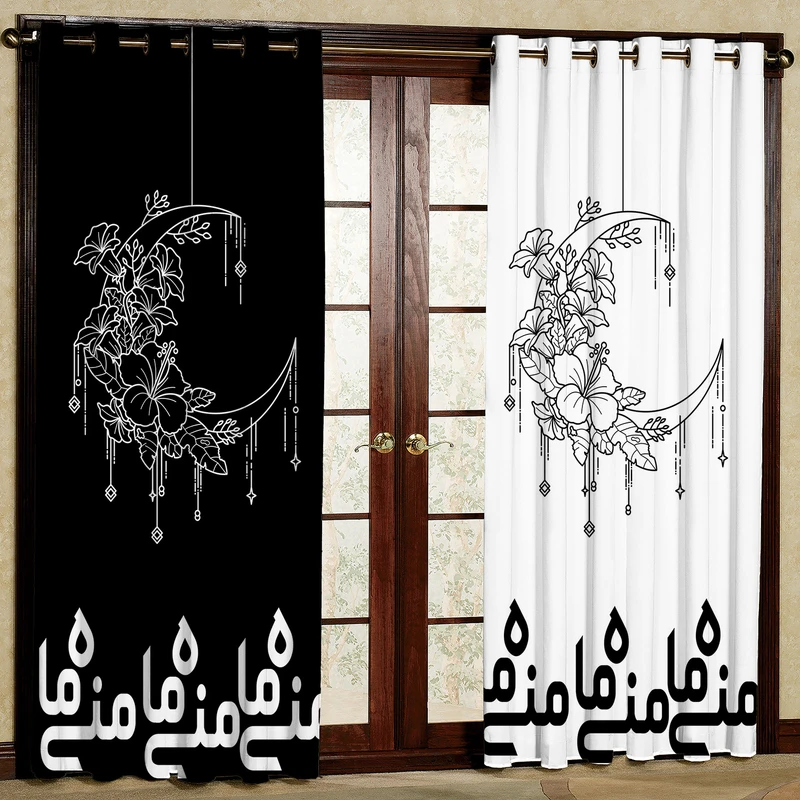 پرده مدل مخمل پانچی کد 1820aT2 سایز 200x140 سانتی متر