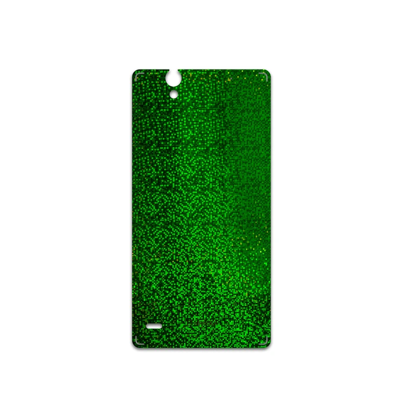 برچسب پوششی ماهوت مدل Green-Holographic مناسب برای گوشی موبایل سونی Xperia C4