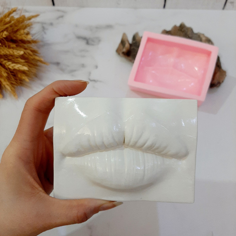 قالب شمع مدل کتیبه طرح لب