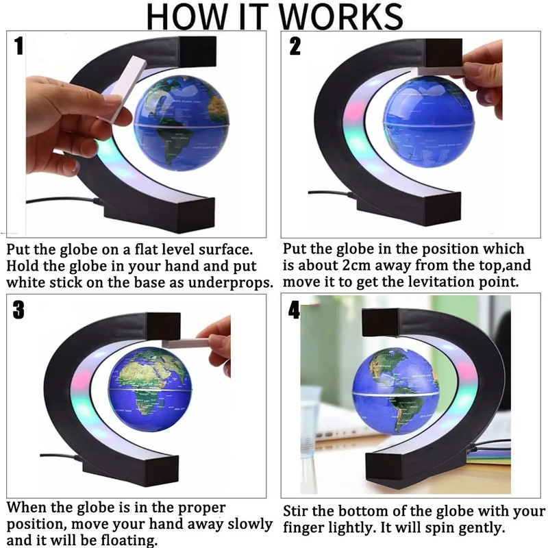 کره زمین مغناطیسی معلق مدل Float