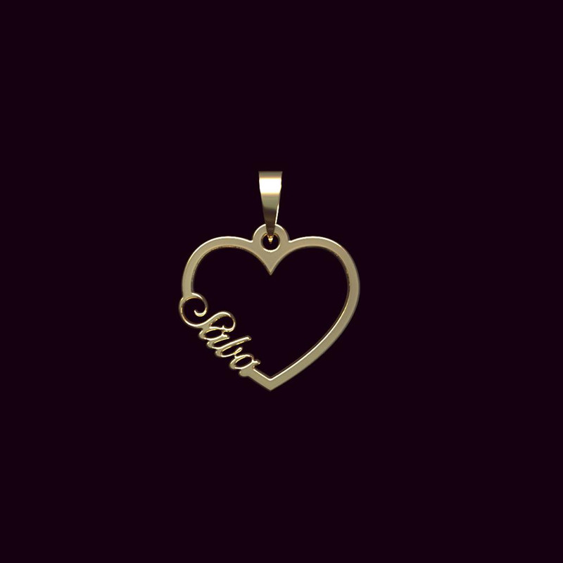 آویز گردنبند طلا 18 عیار زنانه مدوپد مدل اسم صبا saba کد PB1-10457