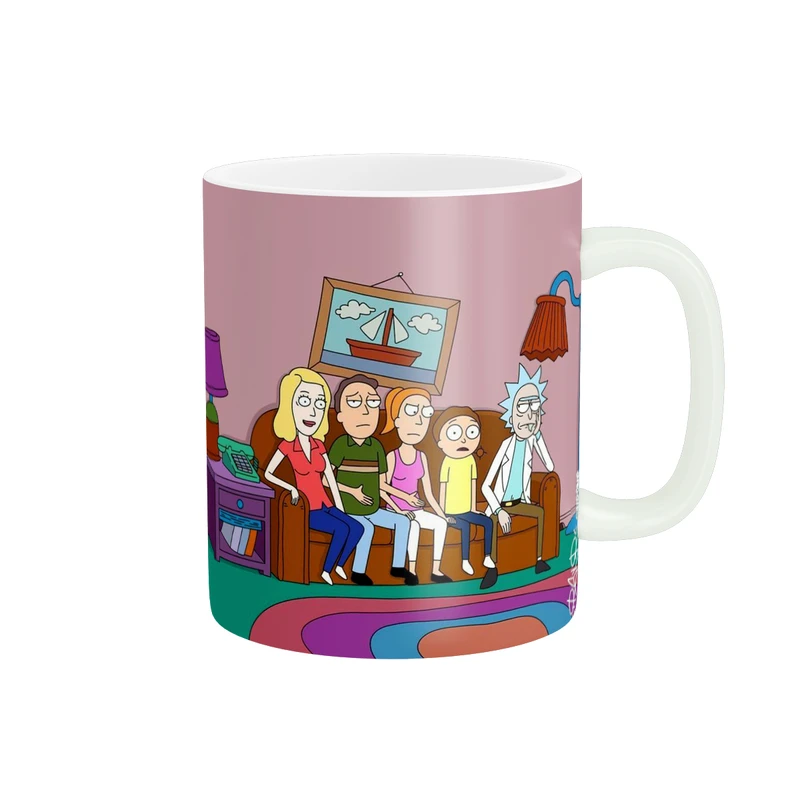 ماگ پادآفرین مدل کارتونی طرح ریک و مورتی کد p9217