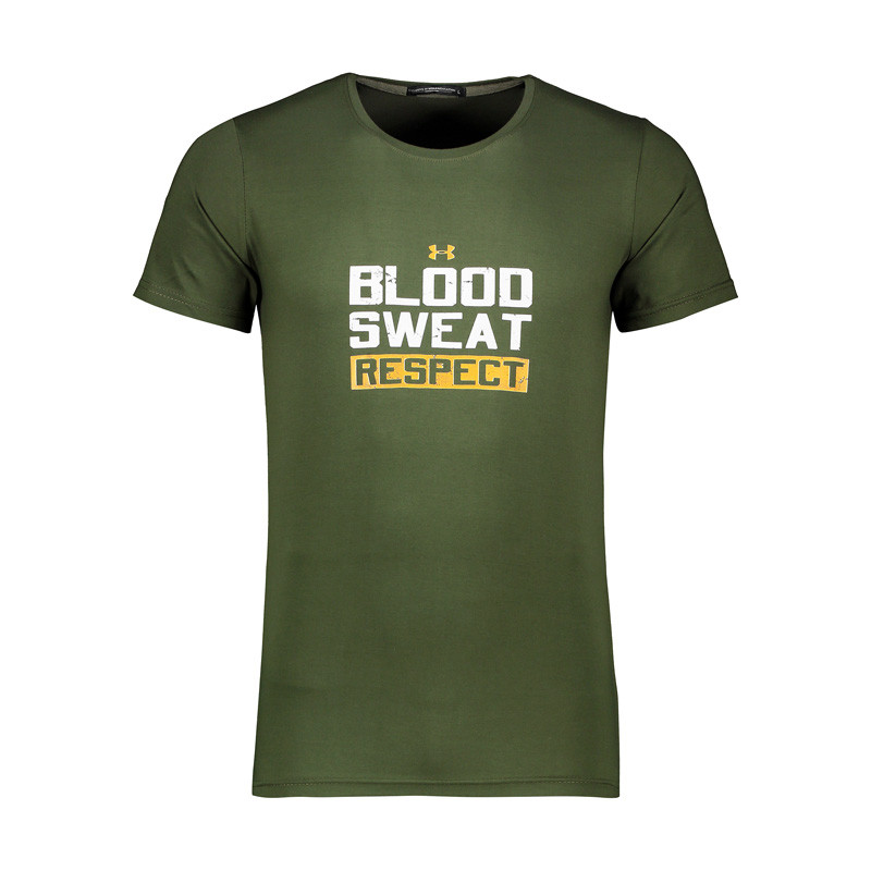 تی شرت ورزشی مردانه مدل GSS-HS-Blood Sweat 2A955