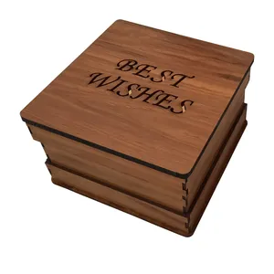 جعبه هدیه مدل BEST WISHES کد 300