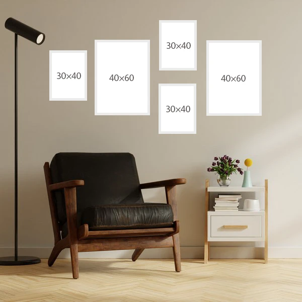 قاب عکس بکلیت مدل 215T مجموعه شش عددی 