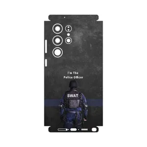 MAHOOT Police Officer-FullSkin Cover Sticker for Samsung Galaxy S23 Ultra