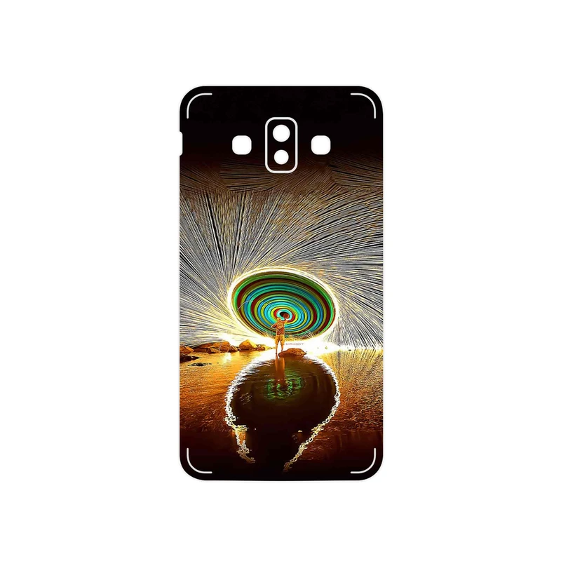 برچسب پوششی ماهوت مدل Night Light Fountain مناسب برای گوشی موبایل سامسونگ Galaxy J7 Duo
