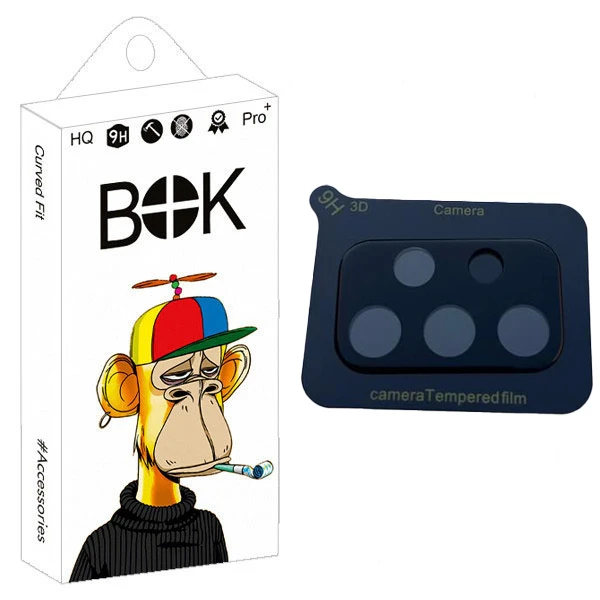 محافظ لنز دوربین بوک مدل 3D Tempered مناسب برای گوشی موبایل سامسونگ Galaxy A32