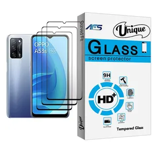 AFS Unique Glass MIX003 Screen Protector For Oppo A53s 5G Pack Of 3