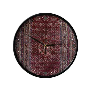 ساعت دیواری مدوپد طرح قالیچه بیجار مدل C-bijar20