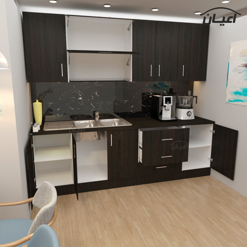 کابینت آشپزخانه اعیان مدل FH CW12 مجموعه  8 عددی