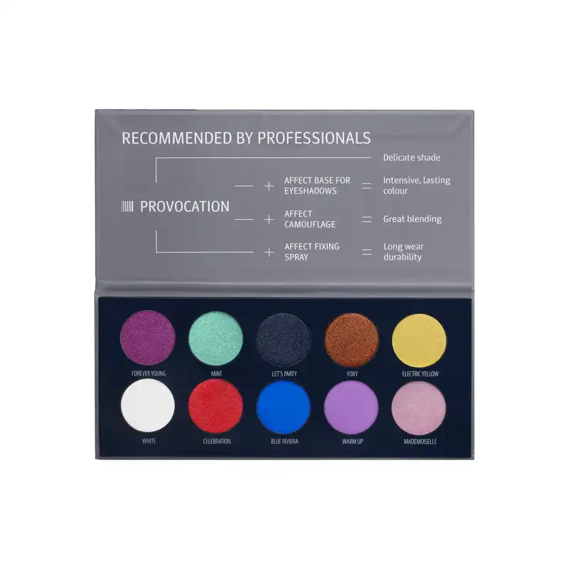 پالت سایه چشم افکت مدل provocation