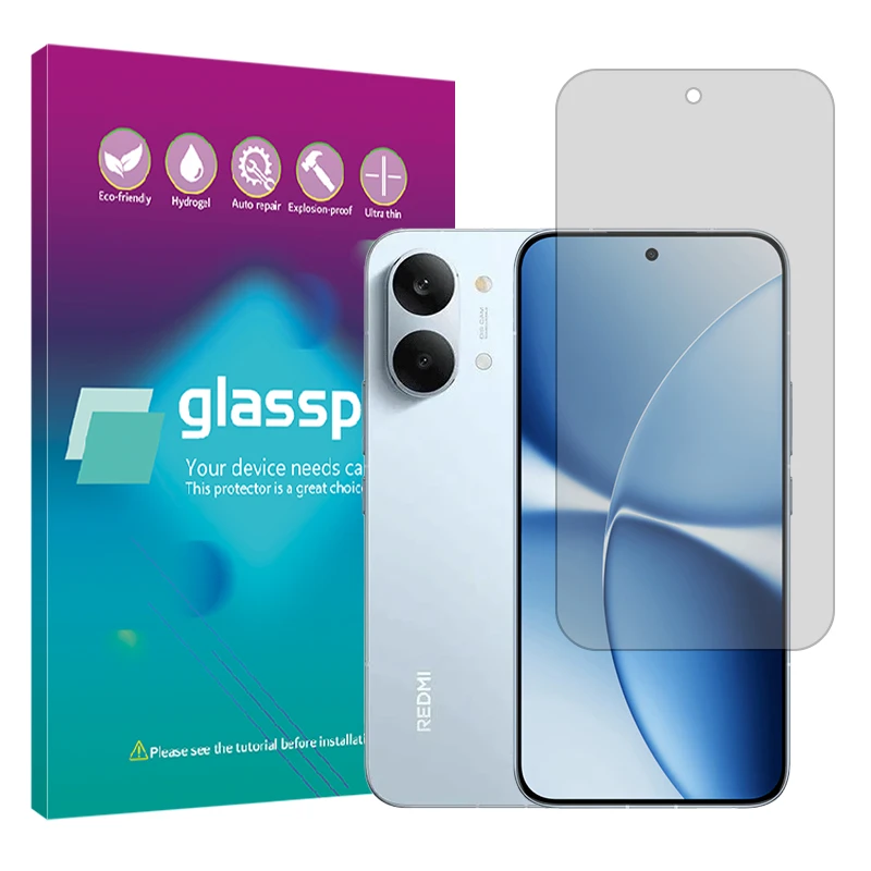 محافظ صفحه نمایش شفاف گلس پرو مدل هیدروژلی مناسب برای گوشی موبایل شیائومی Redmi Turbo 5 Max