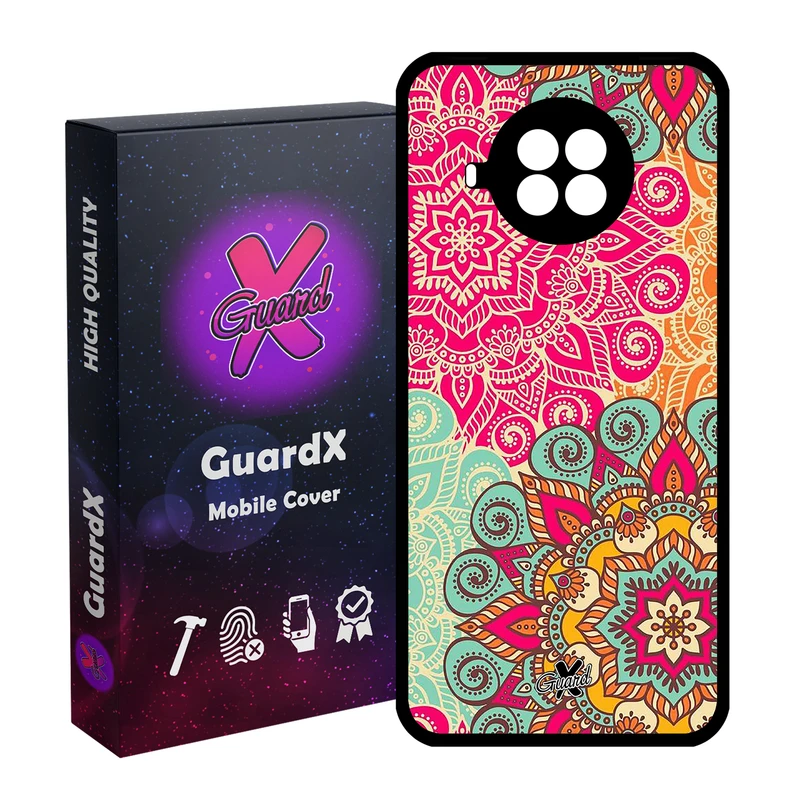 کاور گارد ایکس طرح Mandala مدل Glass10214 مناسب برای گوشی موبایل شیائومی Mi 10T Lite / Mi 10I / Redmi Note 9 Pro 5G