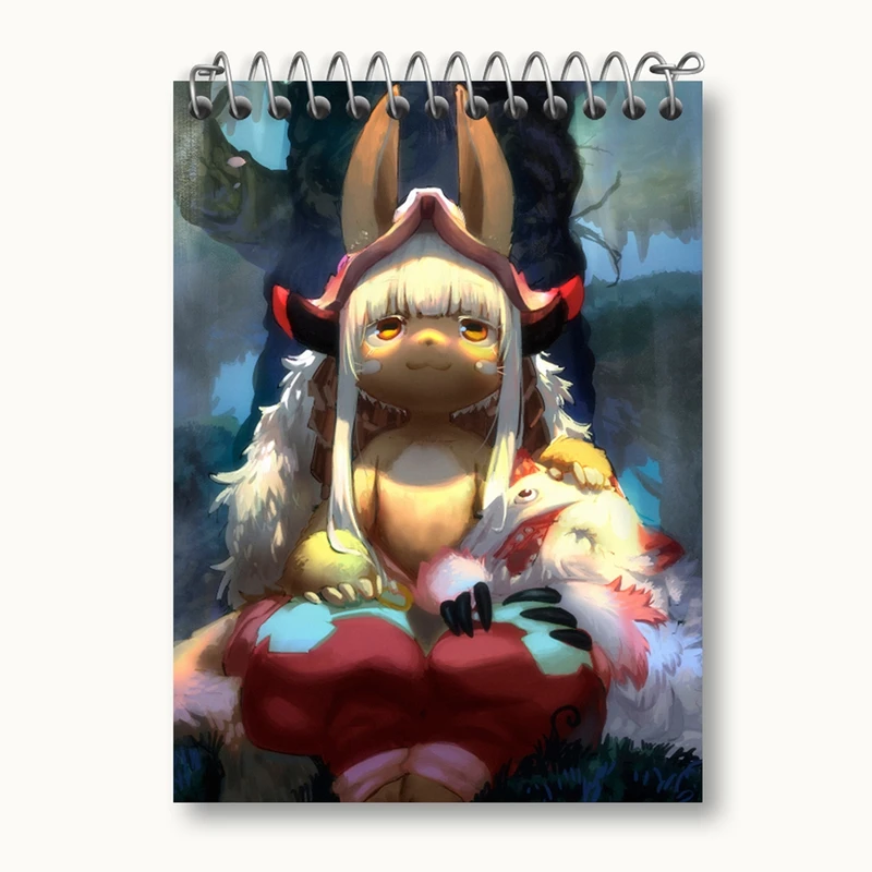 دفتر یادداشت 50 برگ خندالو مدل ناناچی انیمه ساخته شده در پرتگاه Made in Abyss کد 22093