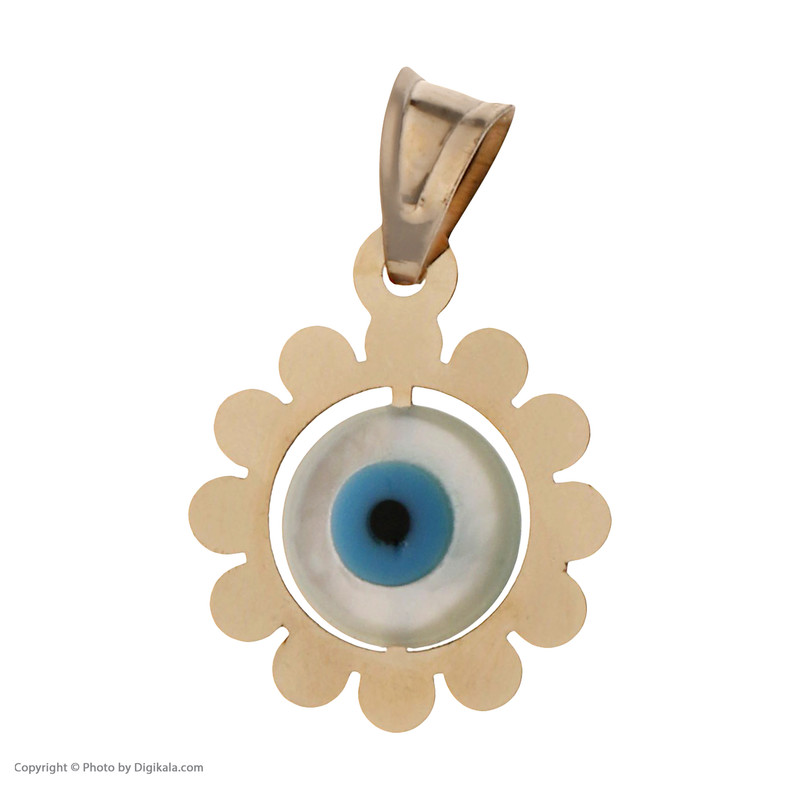 آویز گردنبند طلا 18 عیار زنانه مایا ماهک مدل MM1395 طرح چشم نظر آویز گردنبند طلا 18 عیار زنانه مایا ماهک مدل MM1395 طرح چشم نظر